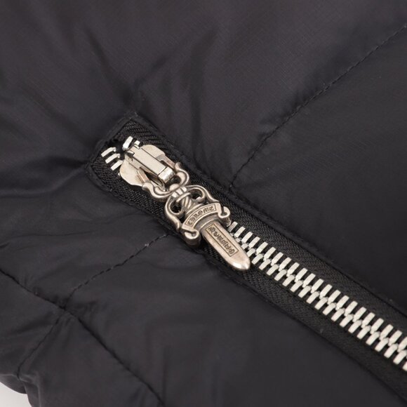 Chrome Hearts Black Wind Pink Cross Patch Hooded Down Jacket - Picture 4 of 9